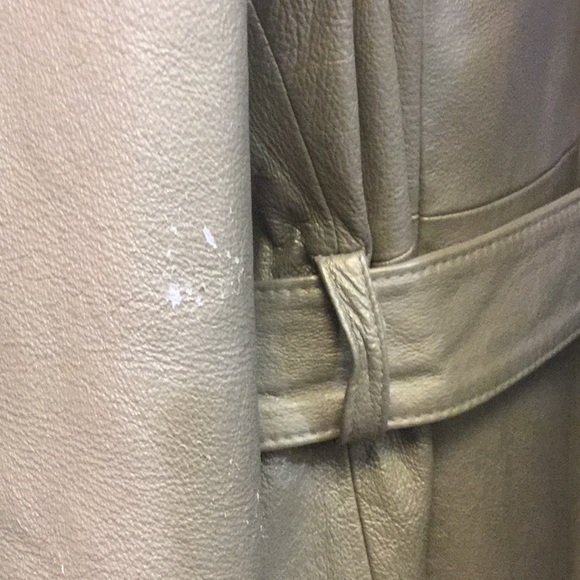 Vintage GOLD LEATHER trench - Picture 5 of 5